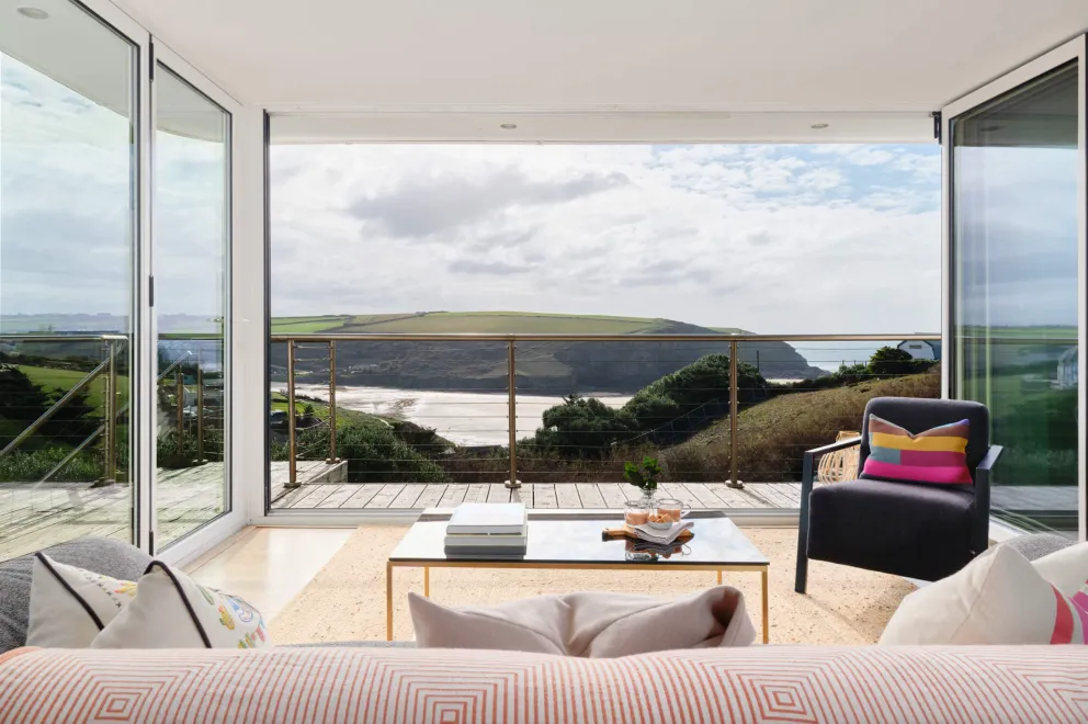 Sea view living area