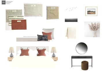 Interiors designers mood board.