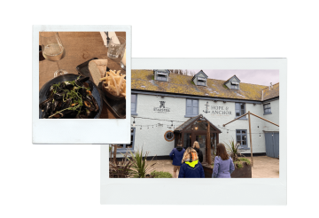 The Hope and Anchor pub in Hope Cove, Devon