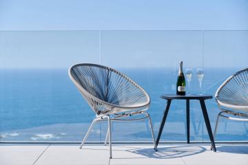 Outside balcony at Breakwater in Sennen Cove