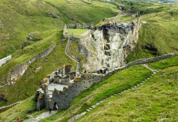Tintagel Castle.